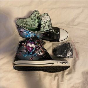 Vintage Ed Hardy High tops